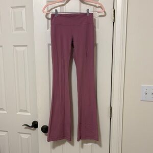 Purple/lilac Flared Leggings